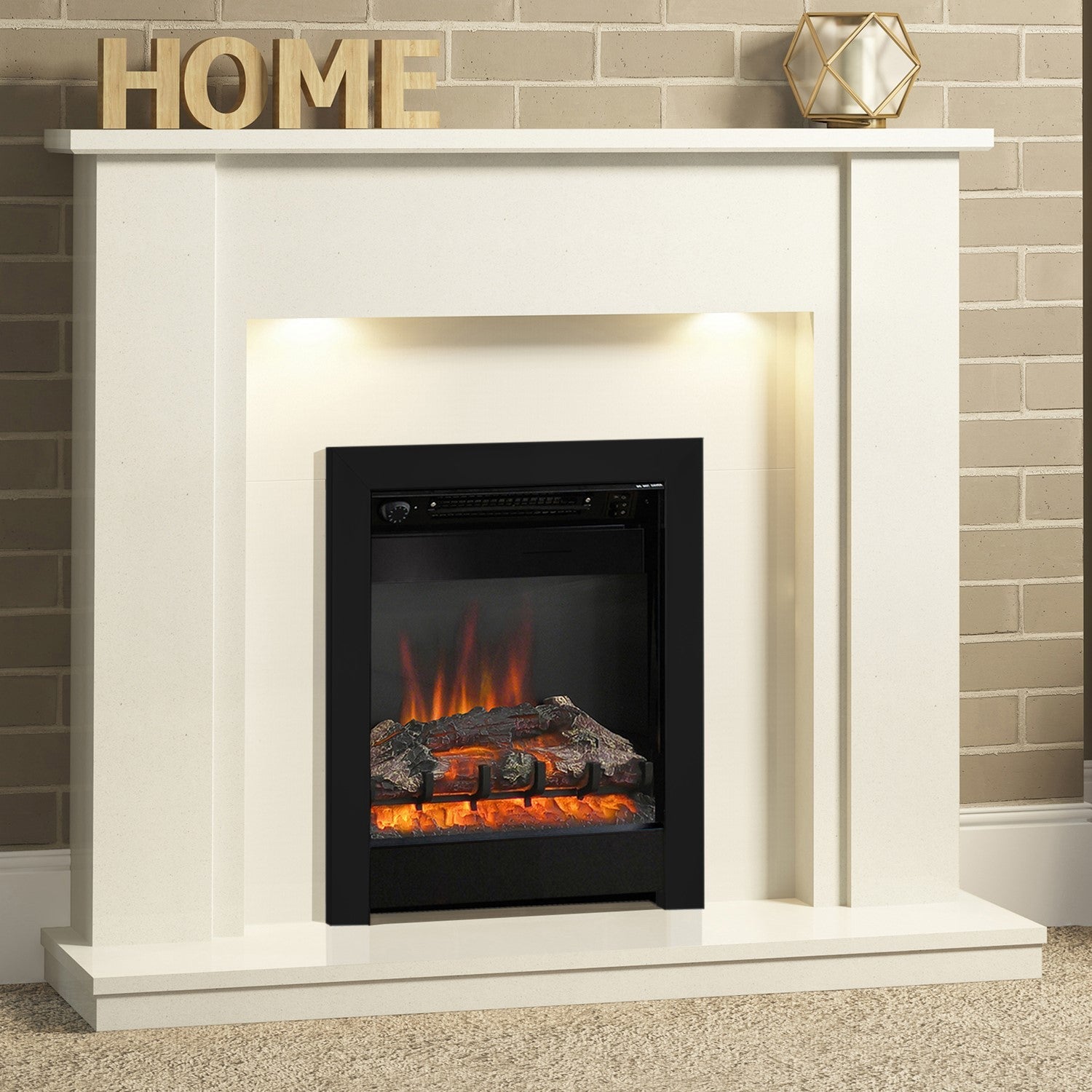 Be Modern 16" Black Inset Electric Fire
